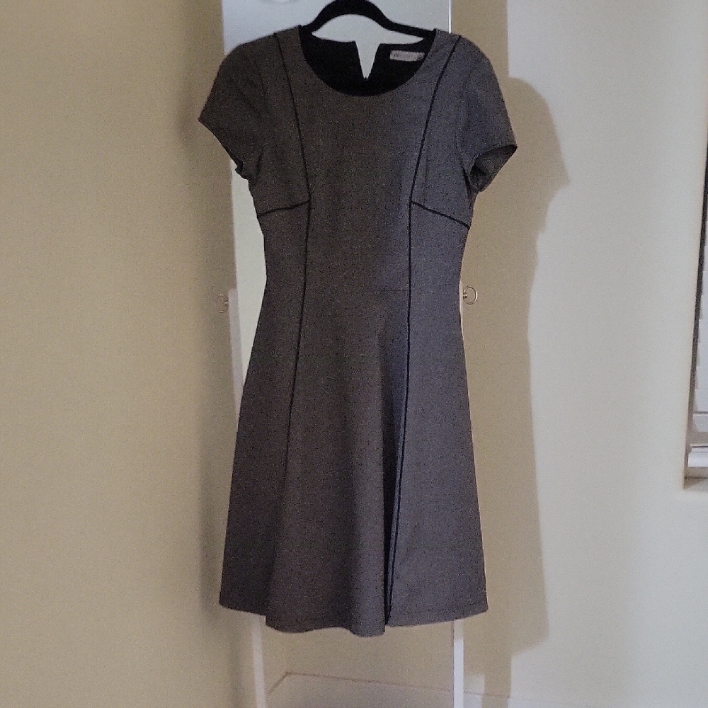 SD Collection Elegant Gray Mini Dress